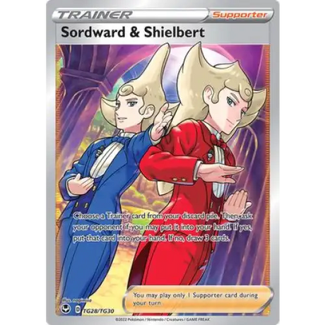 (TG28/TG30) Sordward & Shielbert - Full Art Enkeltkort Silver Tempest