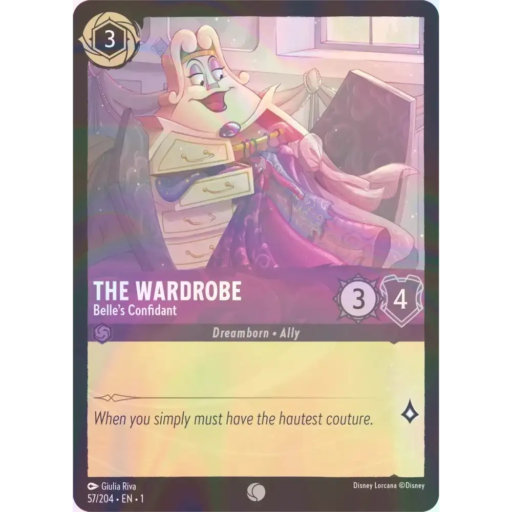 The Wardrobe - Belle’s Confidant - Foil (Common) - 57/204