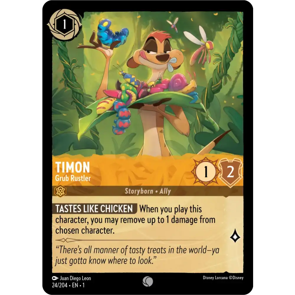 Timon - Grub Rustler (Common) - 24/204 - Disney Lorcana