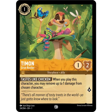 Timon - Grub Rustler (Common) - 24/204 - Disney Lorcana