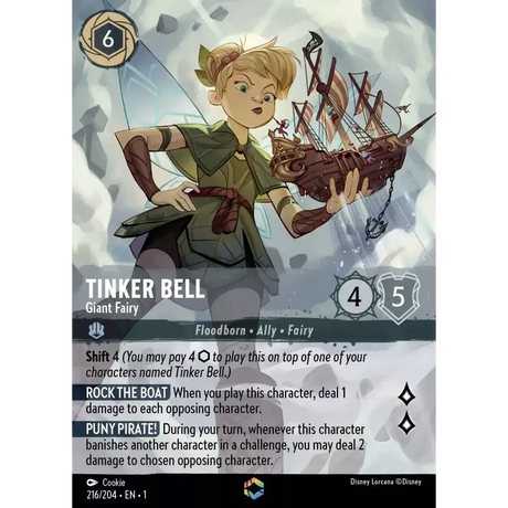 Tinker Bell - Giant Fairy (Enchanted) - 216/204 - Disney