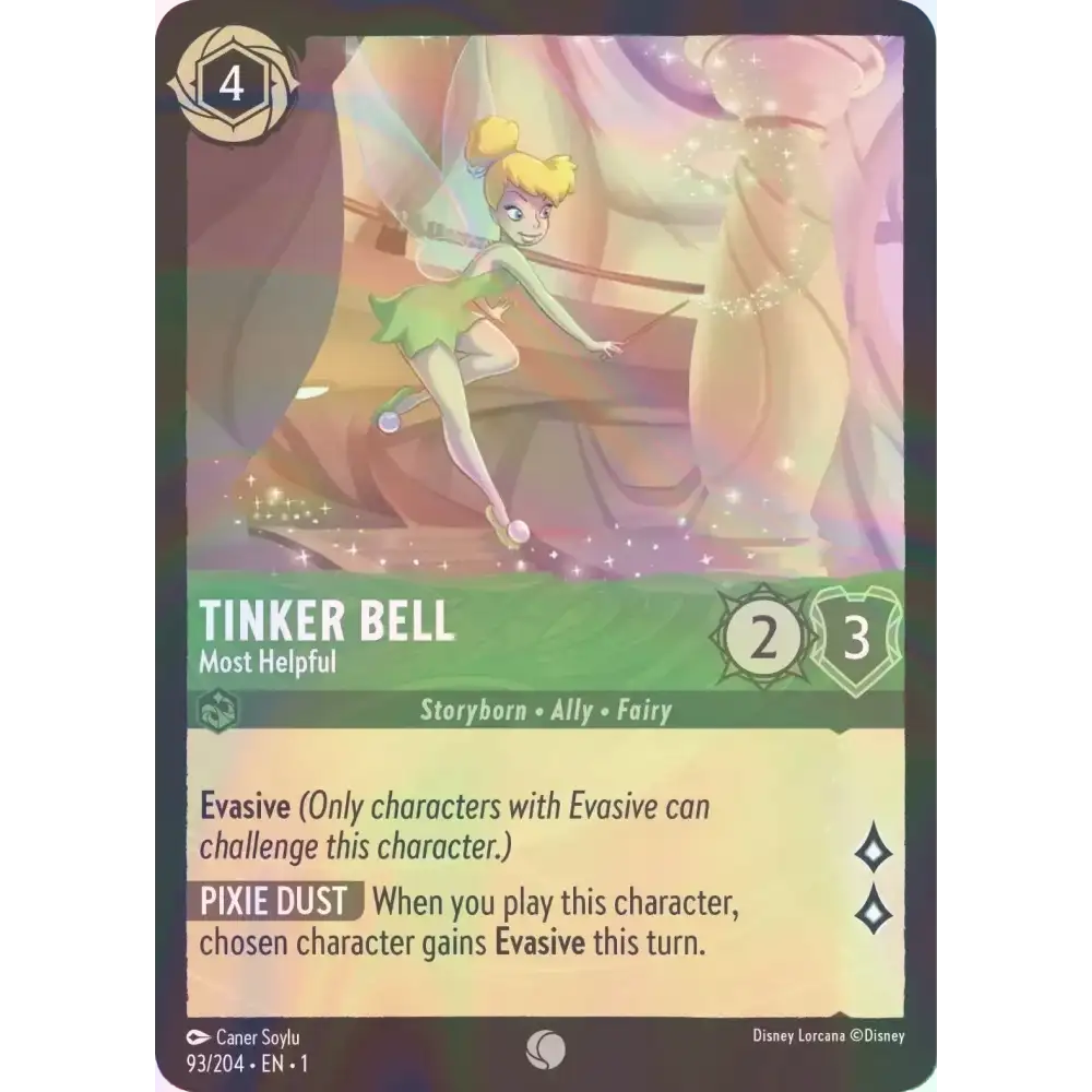 Tinker Bell - Most Helpful - Foil (Common) - 93/204