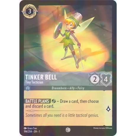 Tinker Bell - Tiny Tactician - Foil (Common) - 194/204