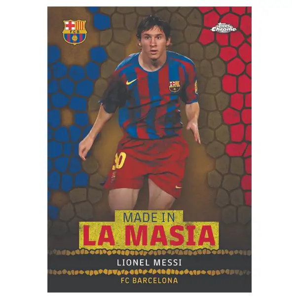 Topps Chrome: Fodboldkort - FC Barcelona 2022/23 - Hobby