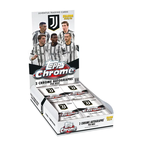 Topps Chrome: Fodboldkort - Juventus 2022/23 - Hobby Box