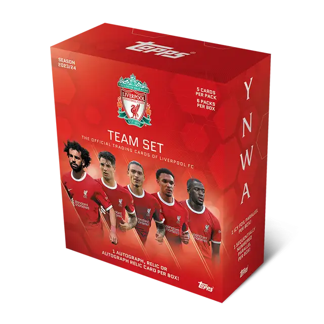 Topps: Fodboldkort - Liverpool 2023/24 - Official Team Set