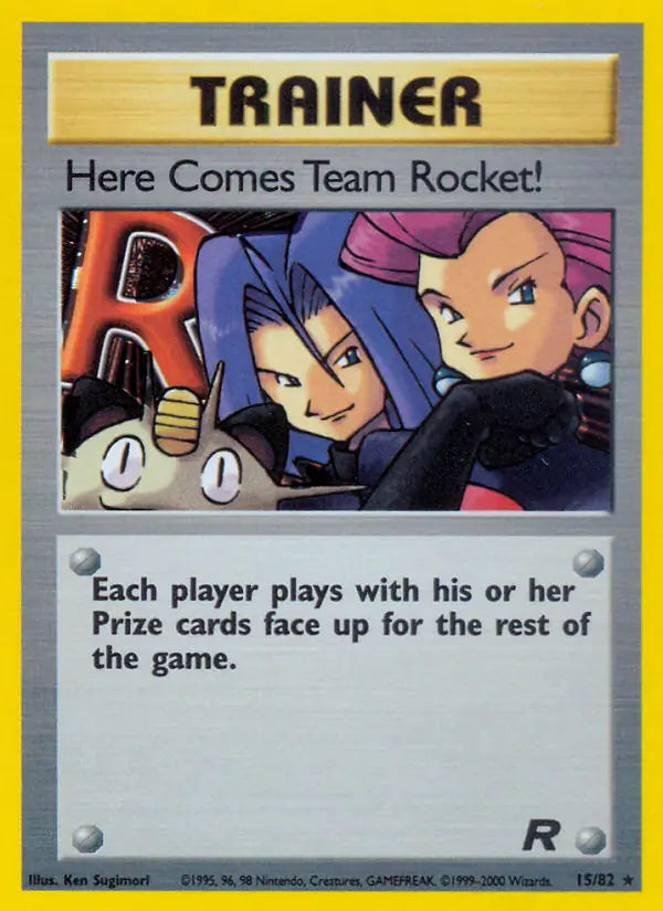 Here Comes Team Rocket! - Team Rocket (Holo Rare) [TR-15] English / Played / Normal