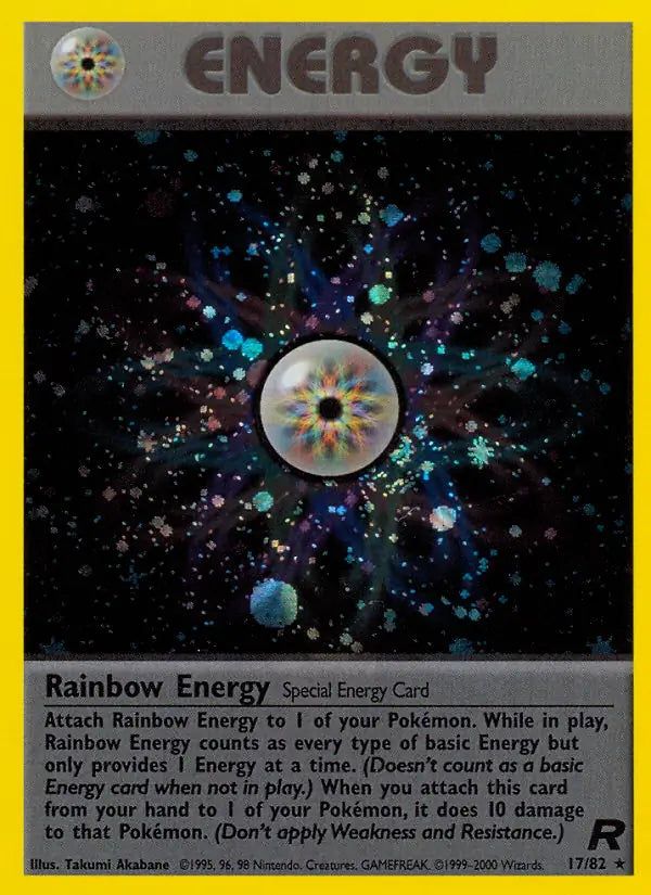 Rainbow Energy - Team Rocket (Holo Rare) [TR-17] English / Light Played / Normal