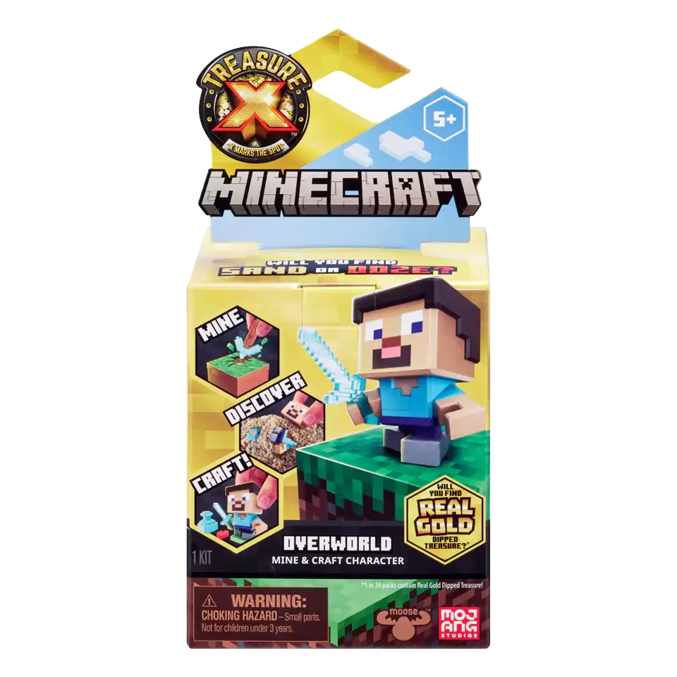 Treasure X Minecraft: Overworld, Mine & Craft Character Action- og legetøjsfigurer Treasure X 