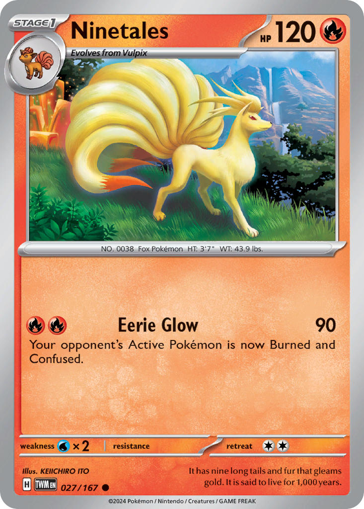 Ninetales⁣ - Twilight Masquerade⁣ (Common)⁣ [027]