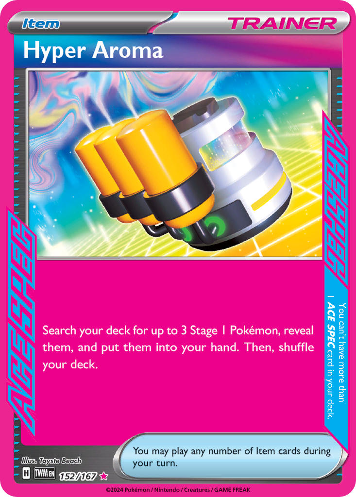 Hyper Aroma⁣ - Twilight Masquerade⁣ (ACE Rare)⁣ [152] English / Near Mint / Normal
