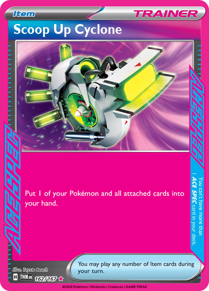 Scoop Up Cyclone⁣ - Twilight Masquerade⁣ (ACE Rare)⁣ [162] English / Near Mint / Normal