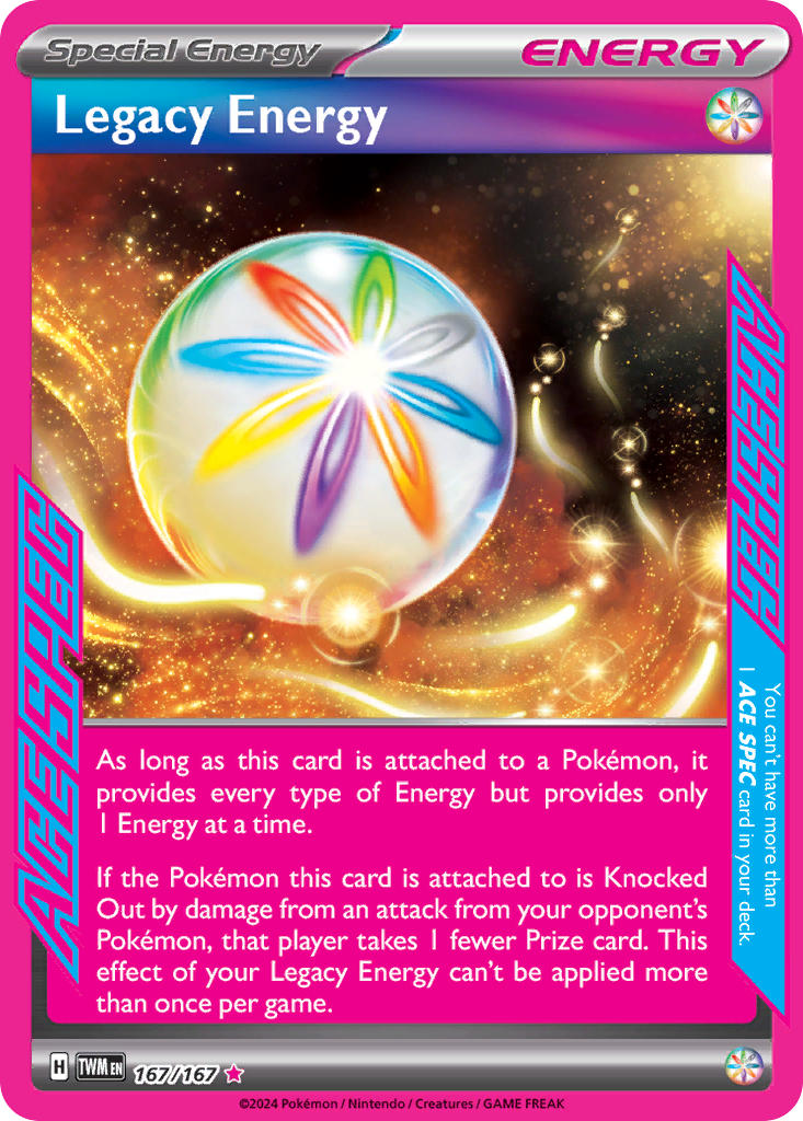Legacy Energy⁣ - Twilight Masquerade⁣ (ACE Rare)⁣ [167] English / Near Mint / Normal