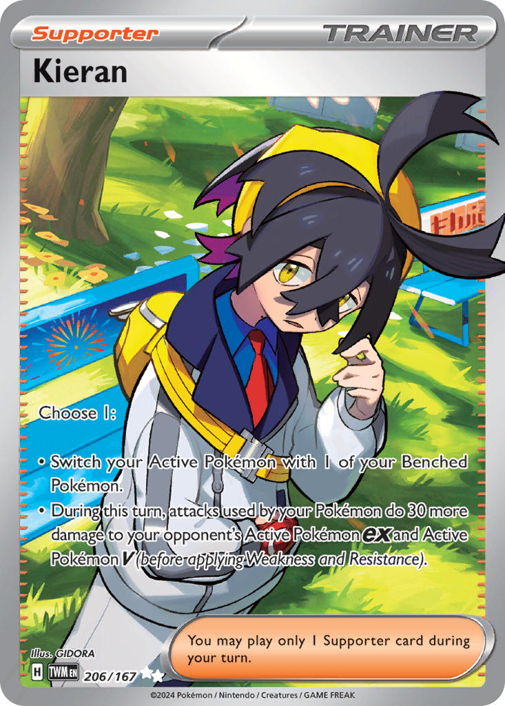 Kieran⁣ - Twilight Masquerade⁣ (Ultra Rare)⁣ [206] English / Near Mint / Normal