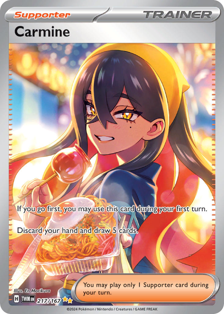 Carmine⁣ - Twilight Masquerade⁣ (Special Illustration Rare)⁣ [217] English / Near Mint / Normal