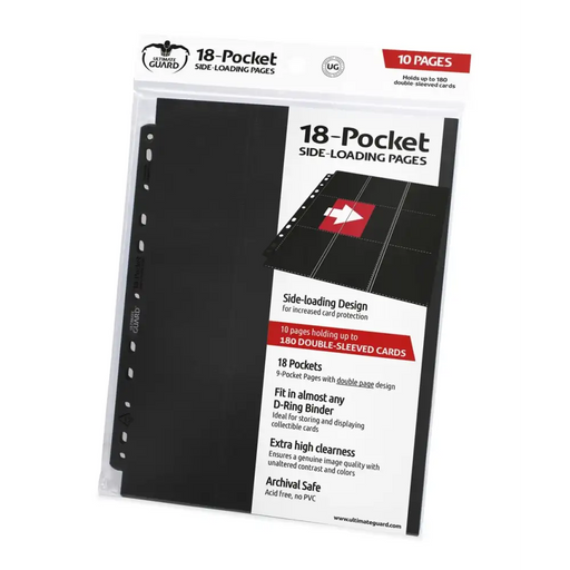 Ultimate Guard: 18-Pocket Pages (10 stk.) - Side-Loading