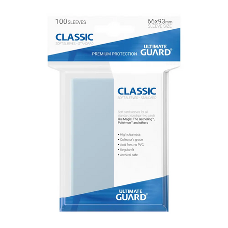 Ultimate Guard: Classic Soft Sleeves (100 stk.) Sleeves Gamegenic 