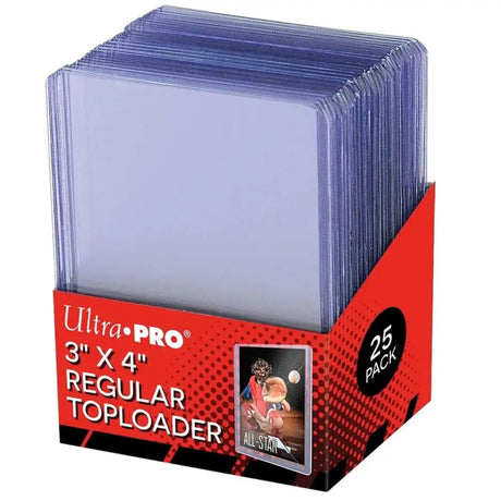 Ultra Pro: Clear Regular Toploader (25 stk.) Toploader Ultra Pro 