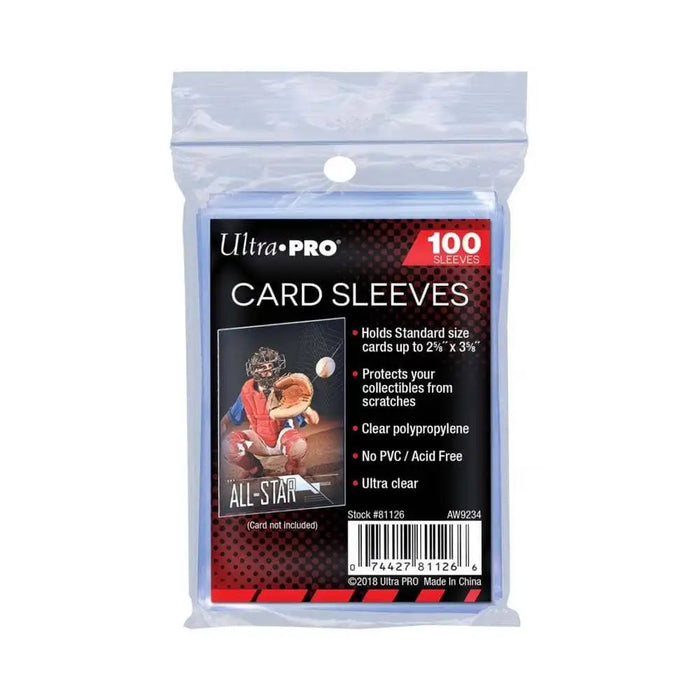 Ultra Pro: Soft Sleeves (100 stk.) Kartotekskortlommer Ultra Pro 