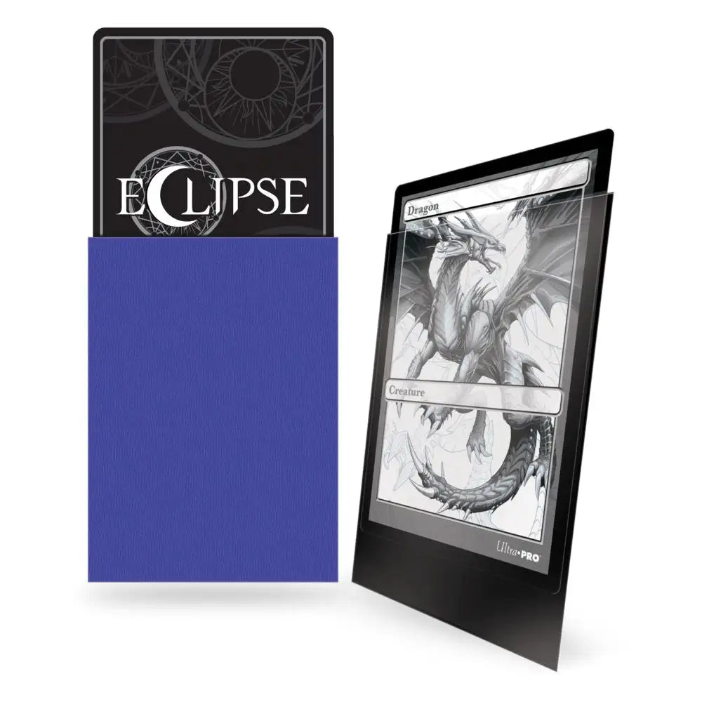 Ultra Pro: PRO-Matte Eclipse Standard Deck Protector Sleeves (100 stk.) Card Sleeves Ultra Pro Blå 