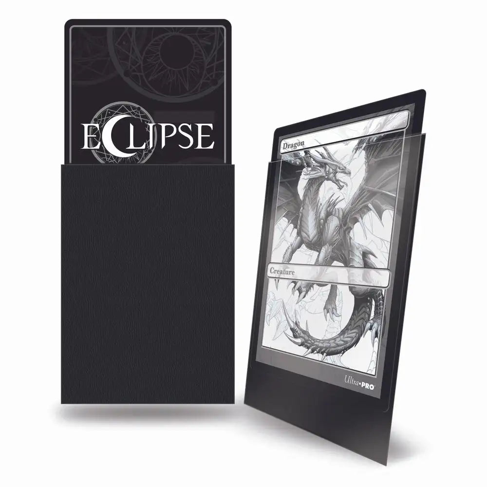 Ultra Pro: PRO-Matte Eclipse Standard Deck Protector Sleeves (100 stk.) Card Sleeves Ultra Pro Jet Black 