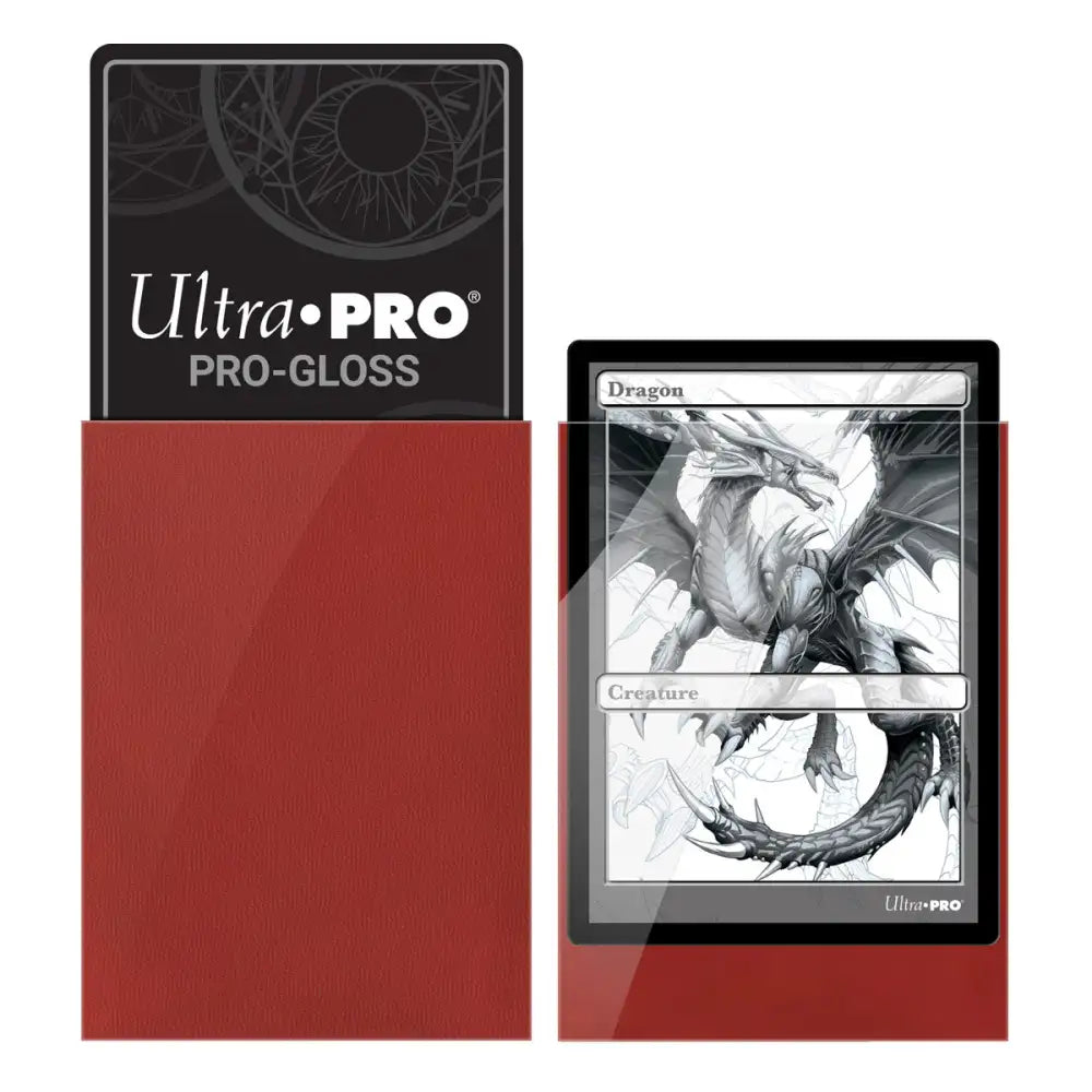 Ultra Pro: Standard Deck Protector sleeves (50 stk.) Card Sleeves Ultra Pro Rød 