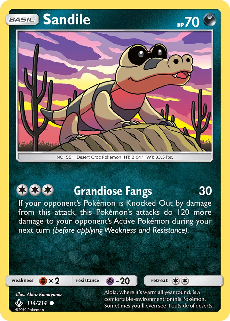 Sandile - Unbroken Bonds (Common) [UNB-114] English / Near Mint / Normal