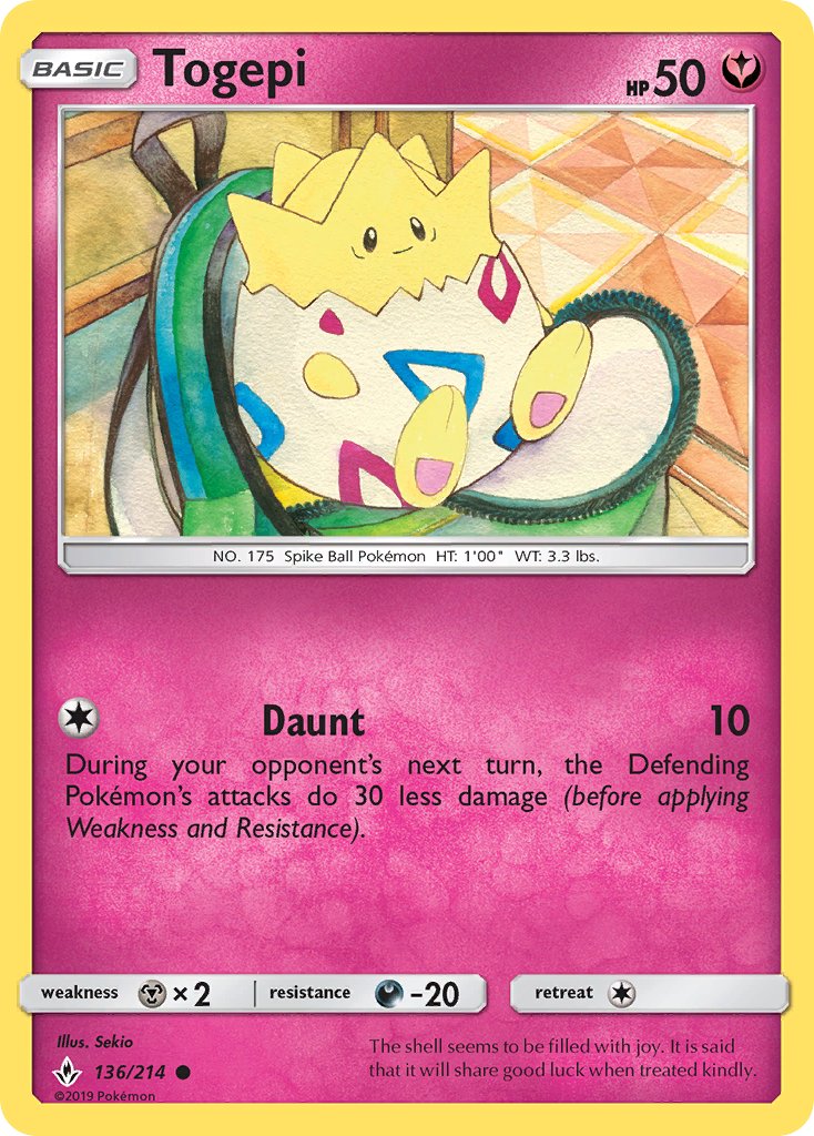 Togepi - Unbroken Bonds (Common) [UNB-136] English / Near Mint / Normal