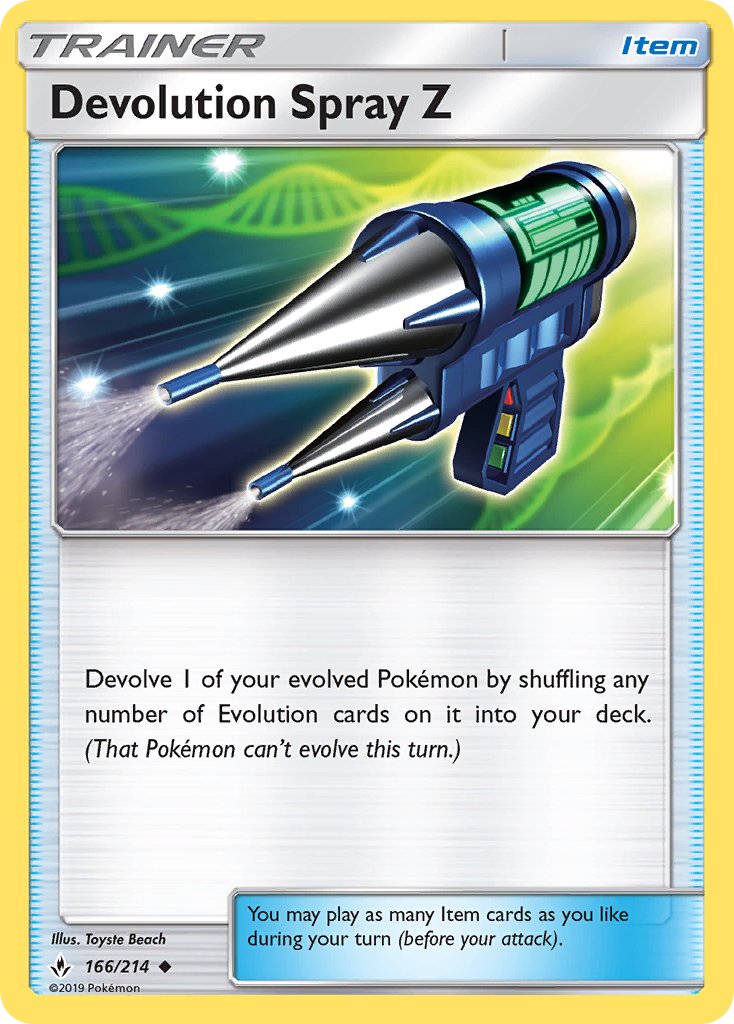 Devolution Spray Z - Unbroken Bonds (Uncommon) [UNB-166] English / Near Mint / Normal
