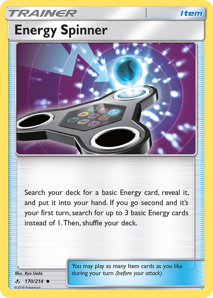 Energy Spinner - Unbroken Bonds (Uncommon) [UNB-170] English / Near Mint / Normal