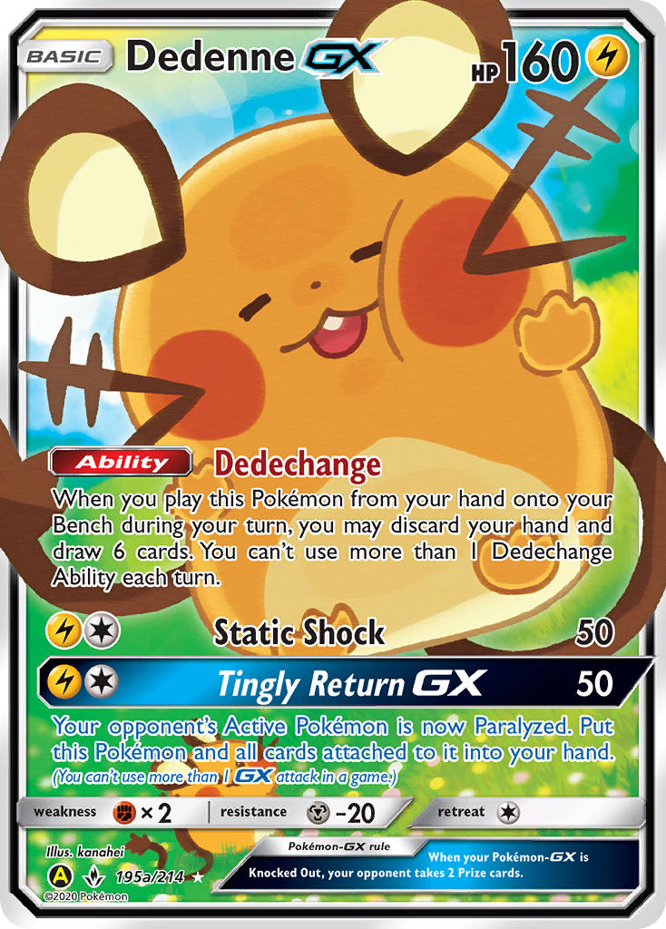 Dedenne GX - Unbroken Bonds (Promo) [UNB-195a] English / Good / Normal