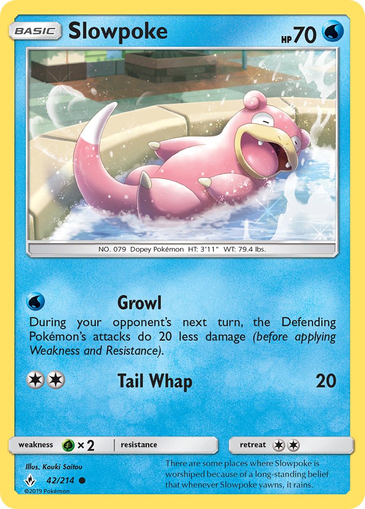 Slowpoke - Unbroken Bonds (Common) [UNB-42] English / Near Mint / Normal