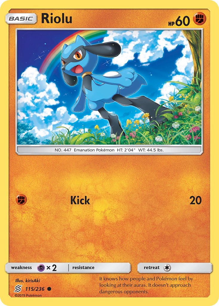 Riolu - Unified Minds (Common) [UNM-115] English / Near Mint / Normal