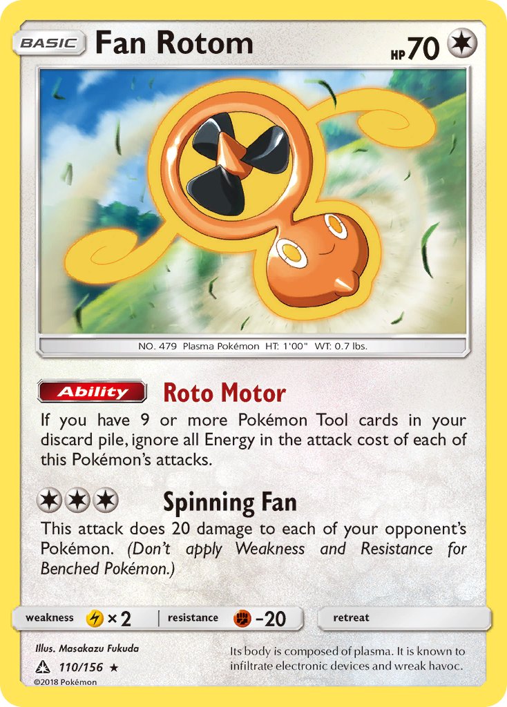 Fan Rotom - Ultra Prism (Rare) [UPR-110] English / Near Mint / Normal