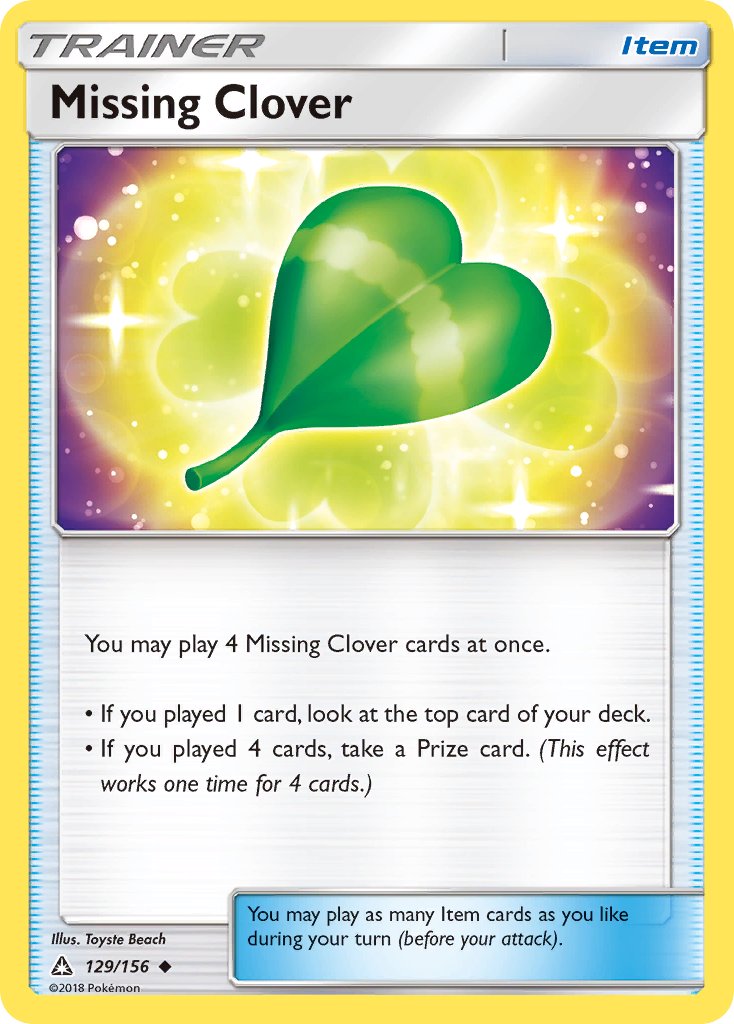 Missing Clover - Ultra Prism (Uncommon) [UPR-129] English / Near Mint / Normal