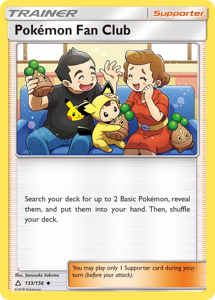 Pokémon Fan Club - Ultra Prism (Uncommon) [UPR-133] English / Near Mint / Normal