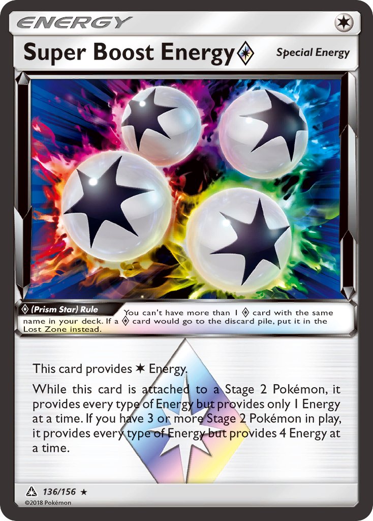 Super Boost Energy ◇ - Ultra Prism (Holo Rare) [UPR-136] English / Near Mint / Normal