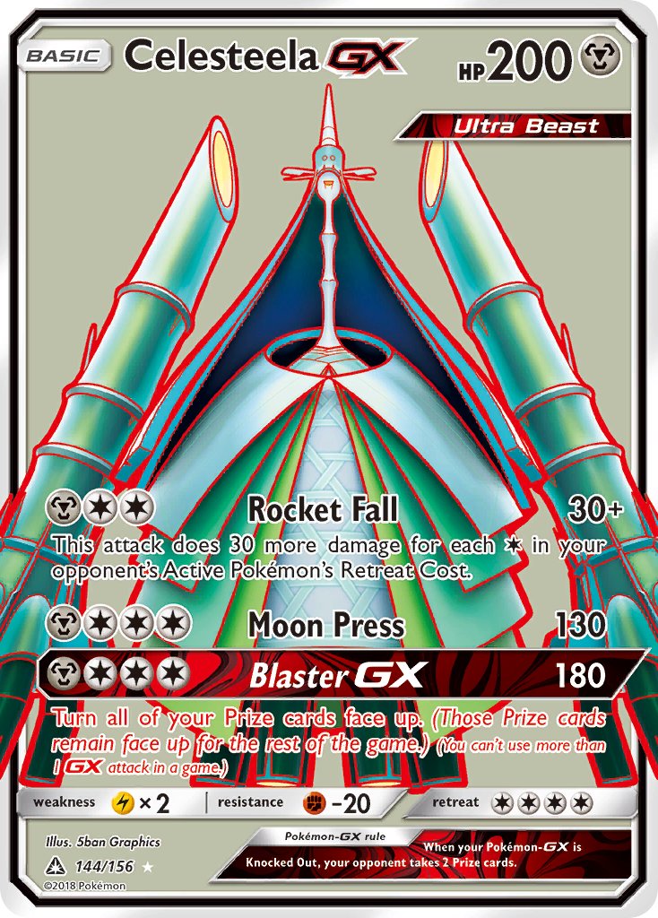 Celesteela GX - Ultra Prism (Ultra Rare) [UPR-144] English / Near Mint / Normal