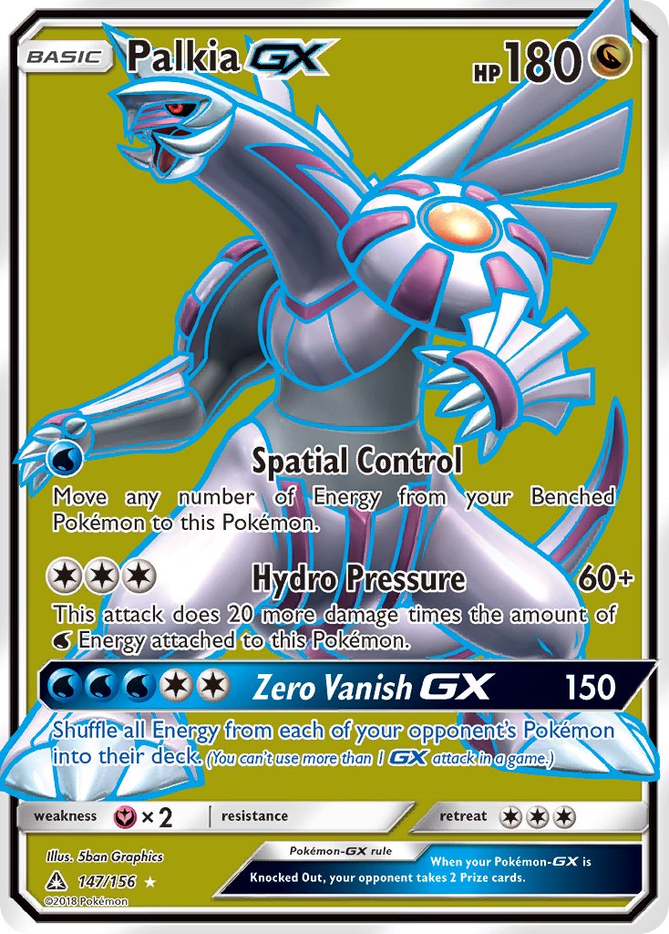 Palkia GX - Ultra Prism (Ultra Rare) [UPR-147] English / Near Mint / Normal