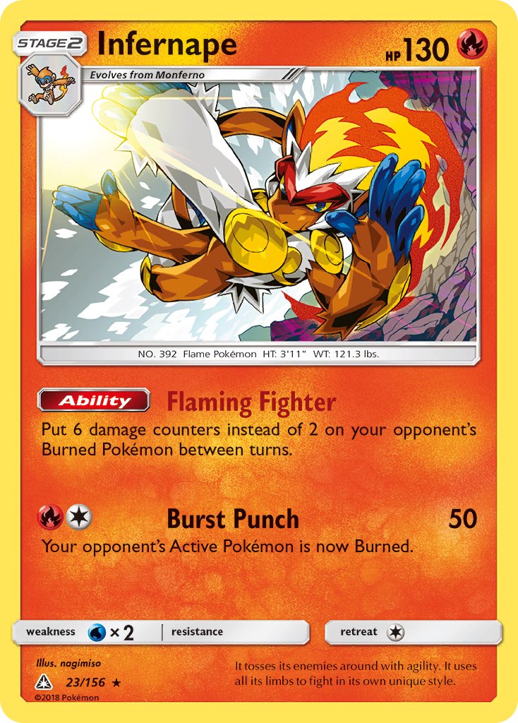 Infernape - Ultra Prism (Holo Rare) [UPR-23] English / Near Mint / Normal