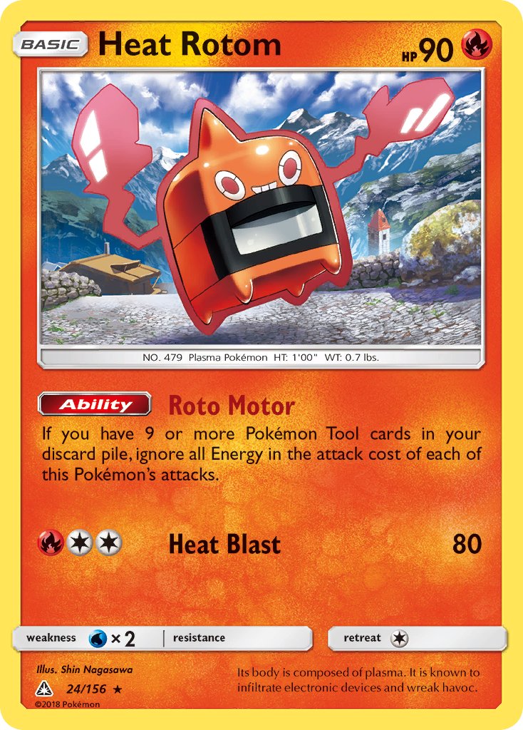 Heat Rotom - Ultra Prism (Rare) [UPR-24] English / Near Mint / Normal