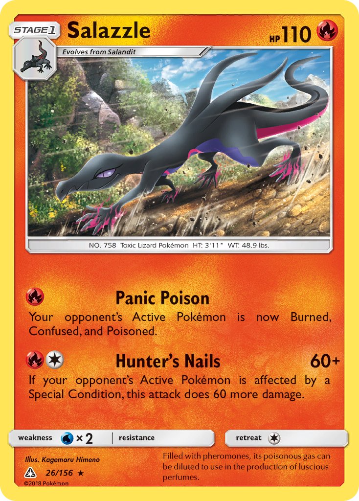 Salazzle - Ultra Prism (Rare) [UPR-26] English / Near Mint / Normal