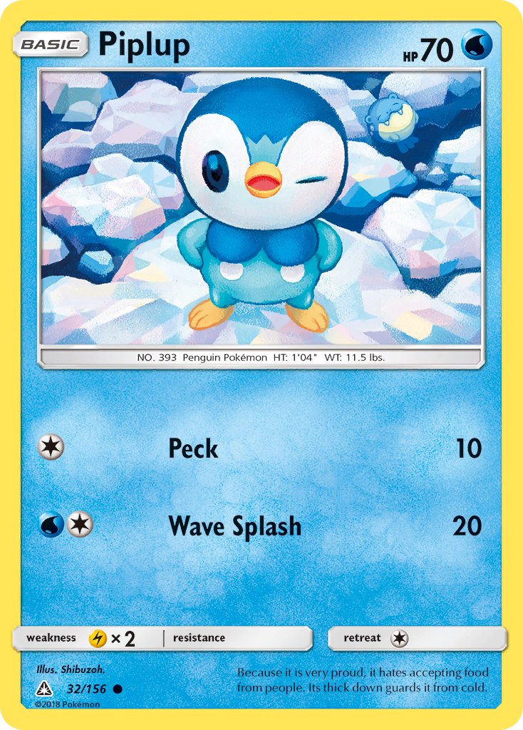 Piplup - Ultra Prism (Common) [UPR-32] English / Near Mint / Normal