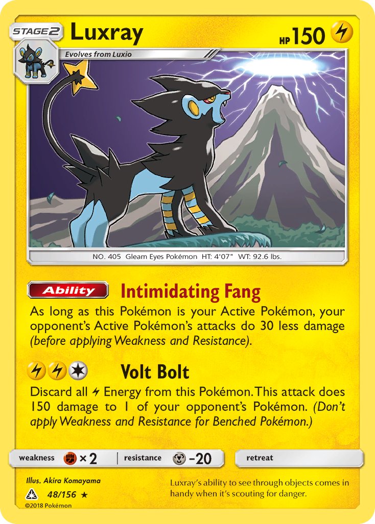 Luxray - Ultra Prism (Holo Rare) [UPR-48] English / Near Mint / Normal