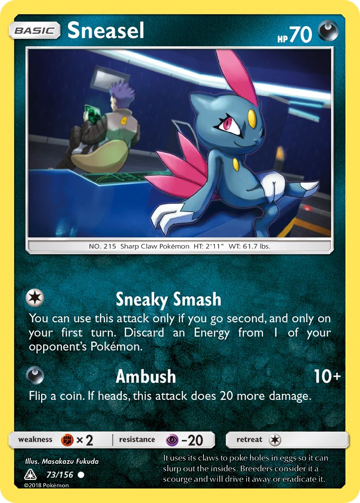 Sneasel - Ultra Prism (Common) [UPR-73] English / Near Mint / Normal