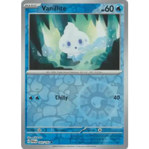 Vanillite - Reverse - 043/182 - Enkeltkort