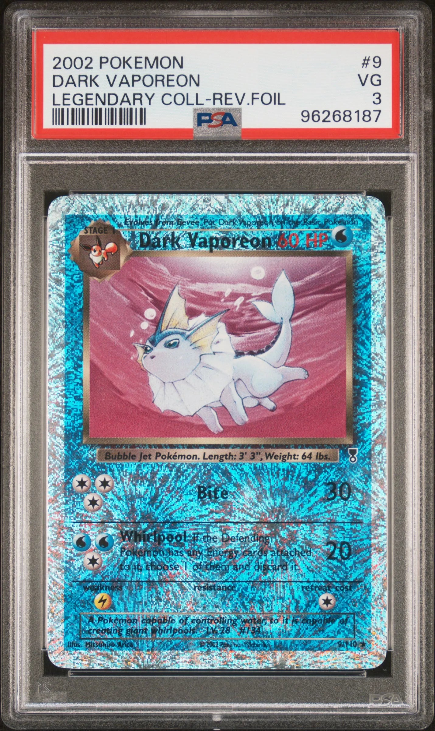 Dark Vaporeon⁣ - Legendary Collection⁣ (Holo Rare)⁣ [9]