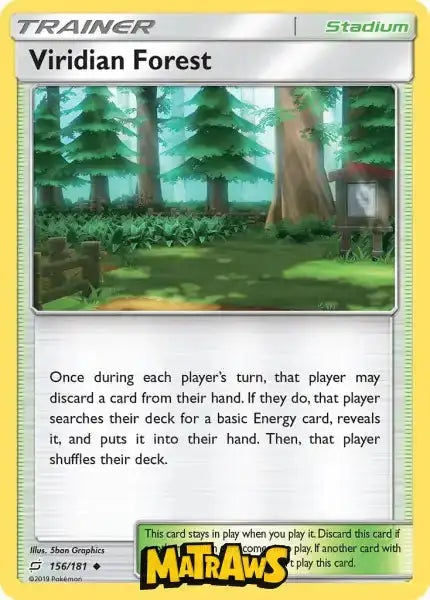 Viridian Forest - 156/181 Enkeltkort Team Up 