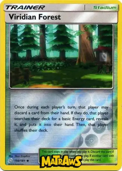 Viridian Forest - Reverse - 156/181 Enkeltkort Team Up 