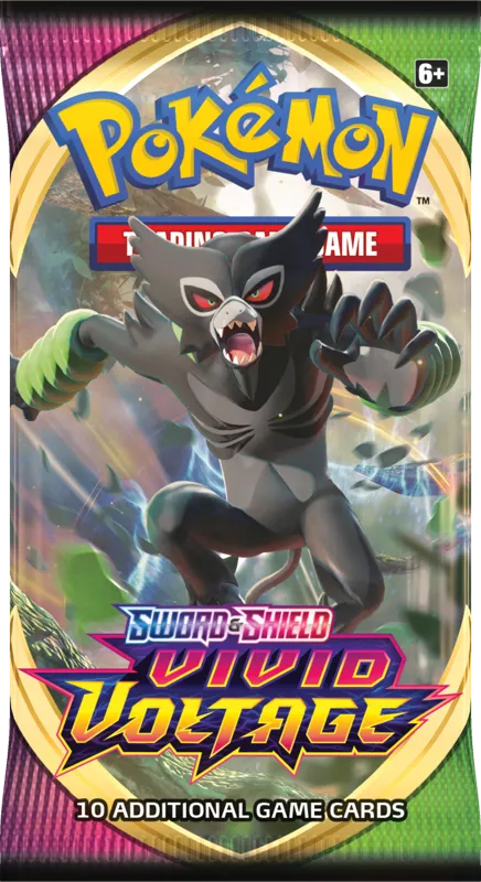 Pokémon TCG: Sword & Shield: Vivid Voltage - Booster Pack Kortspil